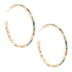 KENDRA SCOTT • Thora Gold Hoop Earrings*